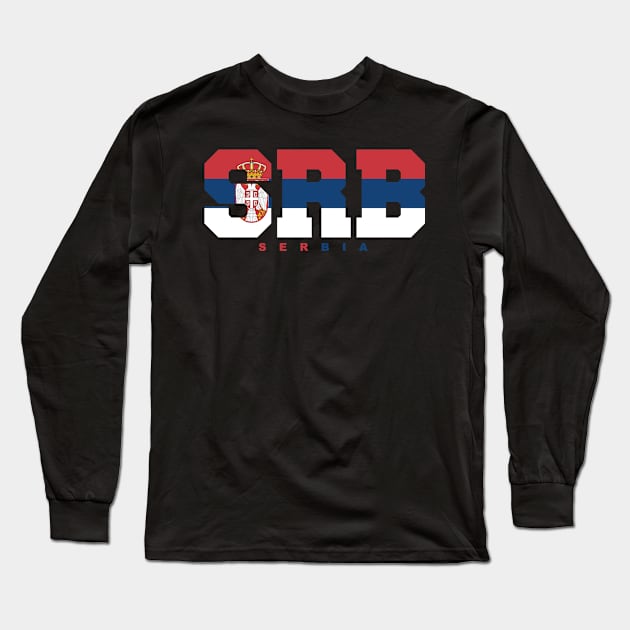 Serbia Long Sleeve T-Shirt by BAOM_OMBA